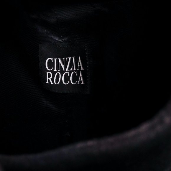 Cinzia Rocca Black Wool Coat - Picture 3 of 11